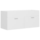 Sink Cabinet White 100x38.5x46 cm Engineered Wood 804674