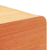 Bedside Table 2 pcs Wax Brown 39 x 34 x 16.5 cm Solid pine wood 873504