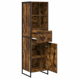 Book Cabinet Smoke Oak 43 x 36 x 150.5 cm Engineered Wood 886626