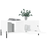 ZNTS Coffee Table White 90x50x40 cm Engineered Wood 829220