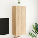 TV Wall Cabinet Sonoma Oak 40.5x30x102 cm Engineered Wood 836933