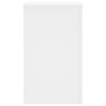 ZNTS Plant Stands 2 pcs White 30x30x50 cm Engineered wood 852915