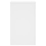 ZNTS Plant Stands 2 pcs White 30x30x50 cm Engineered wood 852915