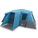 Family Tent Tunnel 16-Person Blue Waterproof 94708