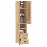 Highboard Sonoma Oak 34.5x34x180 cm Engineered Wood 3200276