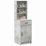 Highboard Concrete Grey 40 x 40.5 x 135 cm Engineered Wood 865076