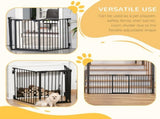 Pet Safety Gate, 3 Panels Playpen Fireplace, Foldable Metal Fence, Stair Barrier, Room Divider, Fire T3398P376450