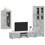 TV Cabinet Set FLORIN 3 pcs Concrete Grey Engineered Wood 3397967