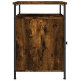 Bedside Cabinets 2 pcs Smoked Oak 40x42x60 cm Engineered Wood 825868