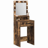 Dressing Table Smoked Oak 50 x 41 x 135 cm Engineered Wood 865095