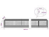 Gabion with 5 mm Wire and 5x5 cm Mesh 850x100x50 cm 3464339
