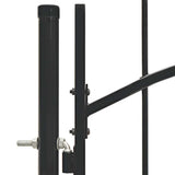 Garden Gate Woerden Steel 1x1 m Black 143058