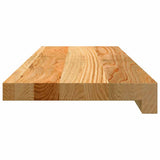 Window Sills 2 pcs Light Brown 70x20x2 cm Solid Wood Oak 4009133