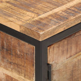 Sideboard 85x30x80 cm Rough Mango Wood 320486