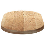 Table Top 100x50x4 cm Solid Wood Oak Oval 4009066