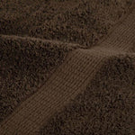 12 Piece Premium Towel Set SOLUND Brown 600 gsm 137574