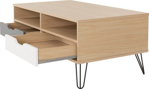 ZNTS Bergen 2 Drawer Coffee Table 300-301-051