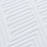 Mattress White and Blue 80 x 200 cm Gel Memory Foam 4106336