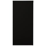 Sliding Door Cabinet Black 90x40x90 cm Steel 335956