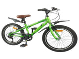 Kids Bike 24'' 6-Speed for 8-12 Years Old Green 42009390