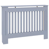 Radiator Cover Grey 112x19x81.5 cm Engineered Wood 288173