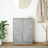 Sideboard Concrete Grey 57x34x76 cm Engineered Wood 861619