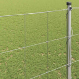 Field Fence Silver 50 x 1.4 m Galvanised steel 42005843