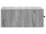 Wall-Mounted Bedside Cabinet 2 pcs Grey Sonoma Engineered Wood 898948