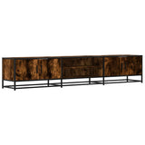 TV Cabinet Smoked Oak 210x35x41 cm Engineered Wood 3300782