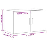 Wall Cabinet Old wood 70 x 42.5 x 40 cm Engineered Wood 869150