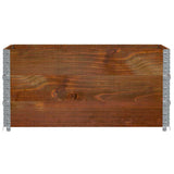 Garden Planter Brown 120x80 cm Solid Wood Pine 3295426