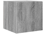 TV Cabinet Set Wall-mounted 4 pcs Grey Sonoma Engineered Wood 3409003