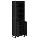 Tall Cabinets Black Oak 60 x 36 x 200 cm Engineered Wood 3403028