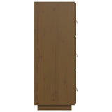 Highboard Honey Brown 34x40x108.5 cm Solid Wood Pine 820170