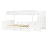 Bunk Bed with Two Pull-out Drawers and Side Hidden Storage Package 2 N652P424939K