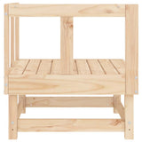 Garden Corner Sofas 2 pcs Solid Wood Pine 825394