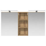 Bathroom Cabinet Set 3 pcs 130 x 14.5 x 70 cm Engineered wood 3403775