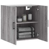 Wall Cabinet Grey Sonoma 60x31x60 cm Engineered Wood 829978