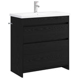 Bathroom Furniture Set Black Oak 81 x 40 x 84.5 cm 3404267