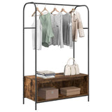 Clothes Rack Brown Oak 100 x 44 x 160 cm Engineered Wood 868453