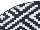 Outdoor Carpet ARAKIL White and Black 200 cm PP 368580