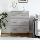 Sideboard Grey Sonoma 69.5x34x90 cm Engineered Wood 827858