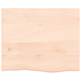 Wall Shelf 60x50x2 cm Untreated Solid Wood Oak 363530