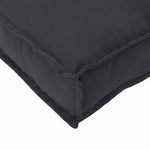 Pallet Cushion Set 2 pcs Black 120 x 80 x 12 cm Oxford fabric 3329083