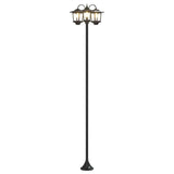 3-Head Lamp Post Black 16 x 16 x 187 cm Aluminum and ABS 42042693