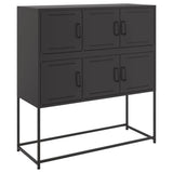 Sideboard Black 100.5x39x107 cm Steel 846596