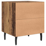 Bedside Cabinet with Drawer 2 pcs Old Wood 40 x 35 x 47.5 cm 884066