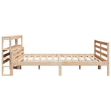 Bed Frame with Headboard without Mattress 200x200 cm 3305951