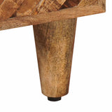 Coffee Table Brown 80 x 50 x 40 cm Solid Mango Wood 4018921