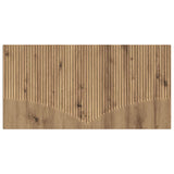 Wall-Mounted Headboard HOORN Artisan Oak Engineered Wood 897424